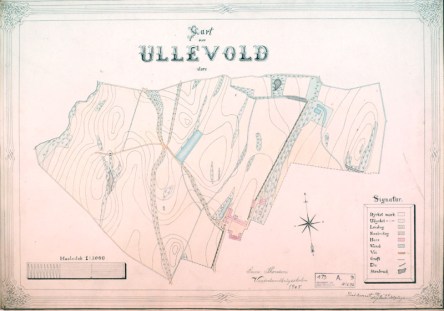 ullevold2 Kart over Store Ullevål gård