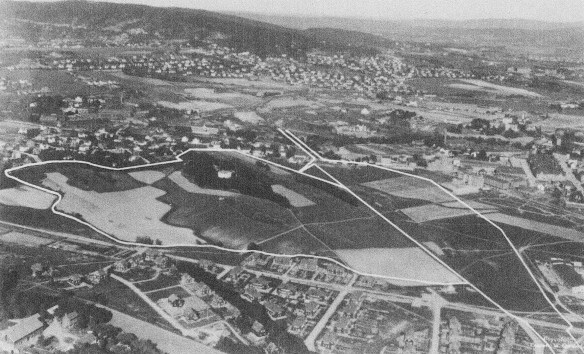 Bakkehaugen - eiendommens grenser