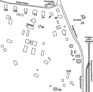 Kart Sognsvannsleiren