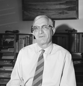 Vebjørn Tandberg, fotografert  i 1963 av Rigmor Dahl Delphin (Oslo Museum, CC-BY-SA)