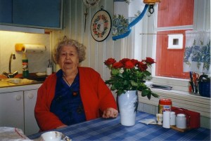 Karla Olsrud som bodde i Dammenstua tidligere