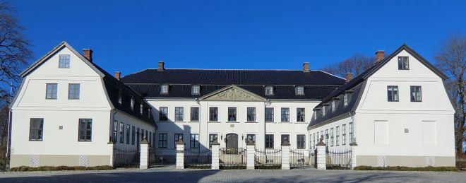 Hovedbygningen på Hafslund hovedgård.