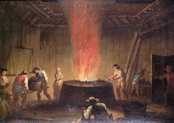 Masovn-Bærums-verk_Christian-August-Lorentzen_ukj-år_Nasjonalm